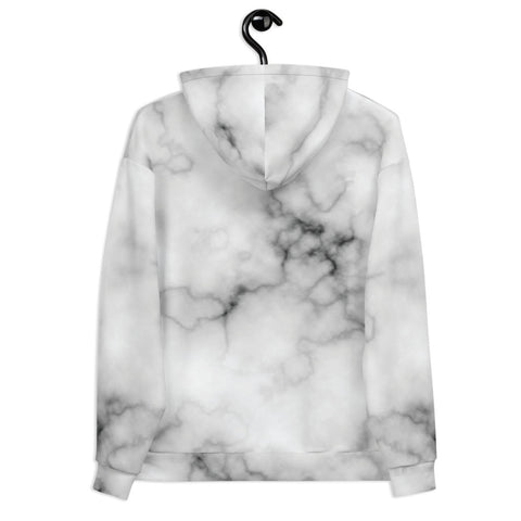 White on sale marble hoodie